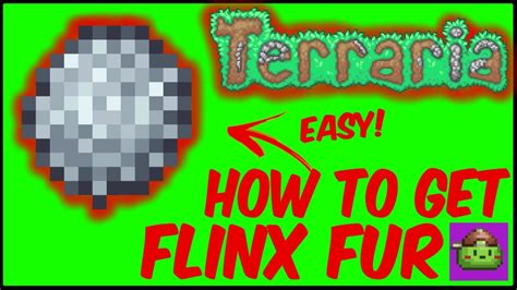 best way to get flinx fur in terraria|how to make flinx farm.